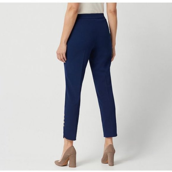 Luxe Crepe Pull-On Ankle Pants with Tulip Hem 323 - Picture 2 of 2